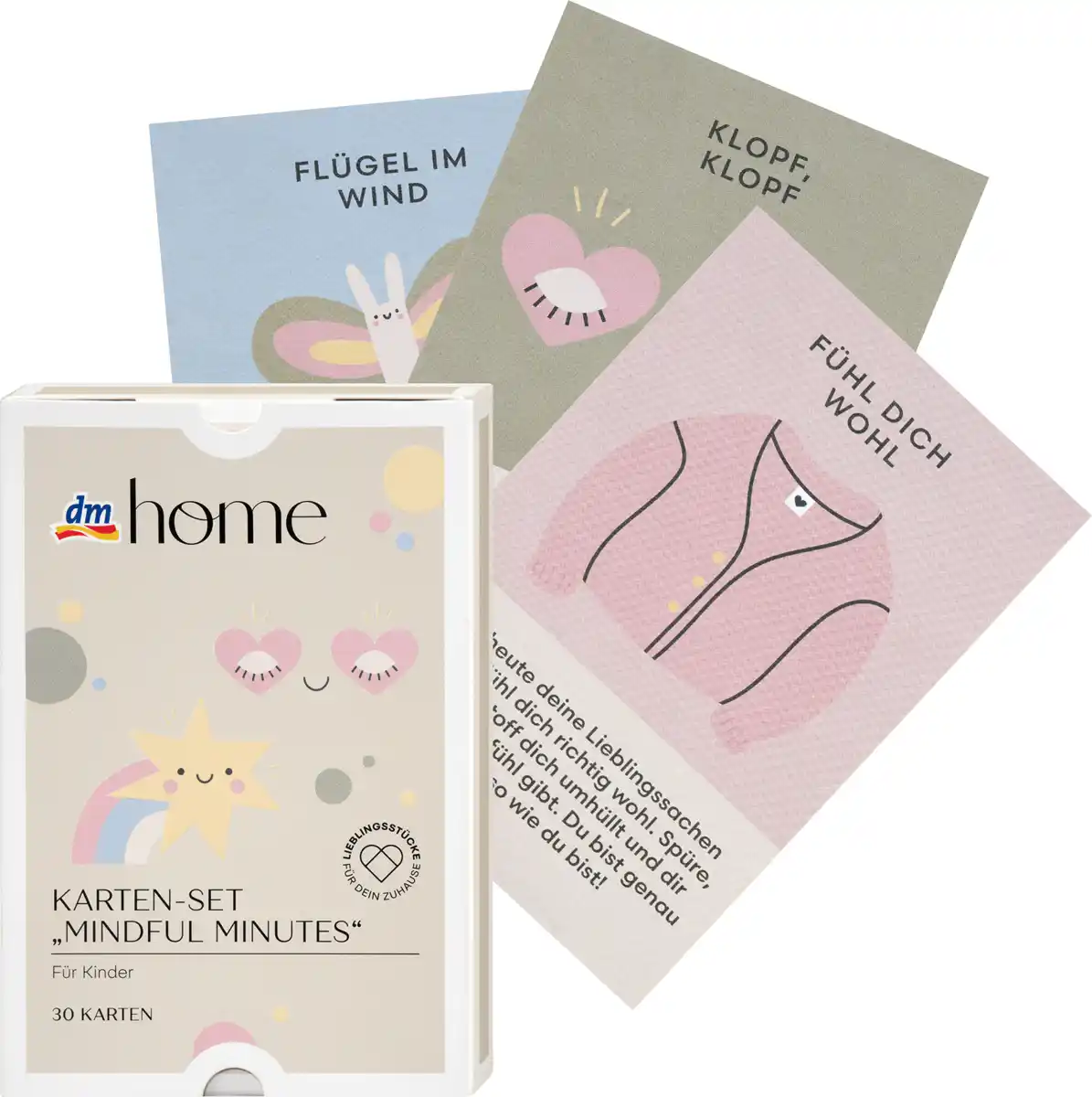 Bild 1 von dm home Karten-Set aus Papier "MINDFUL MINUTES", Kinder (13x8,5 cm), 1 St