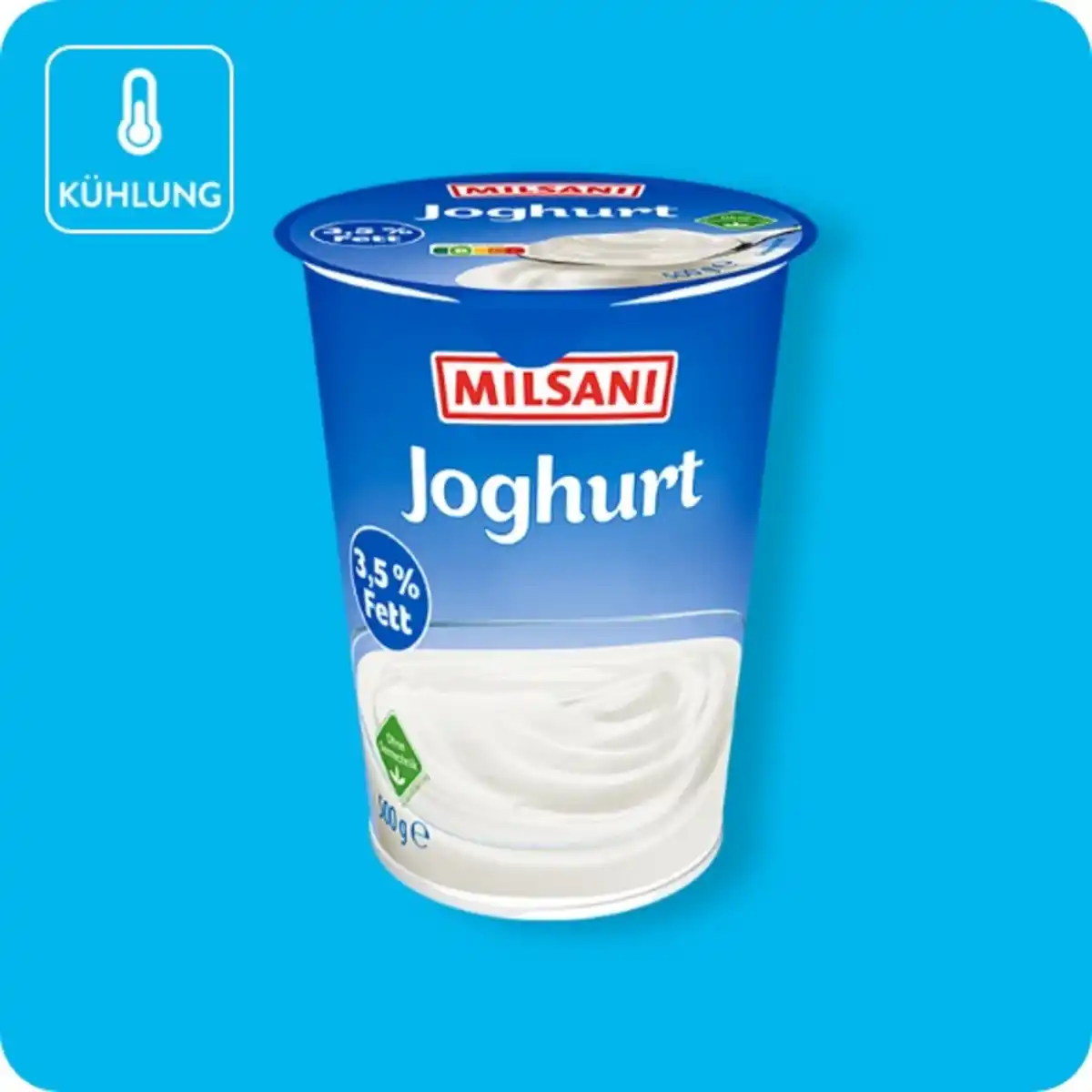 Bild 1 von MILSANI Joghurt, 3,5 % Fett