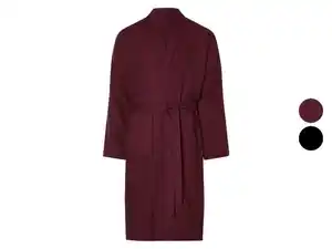 LIVARNO home Unisex Bademantel, mit modischer Waffelstruktur