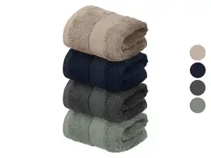 LIVARNO® Frottier-Gästetuch, 2 Stück, 30 x 50 cm