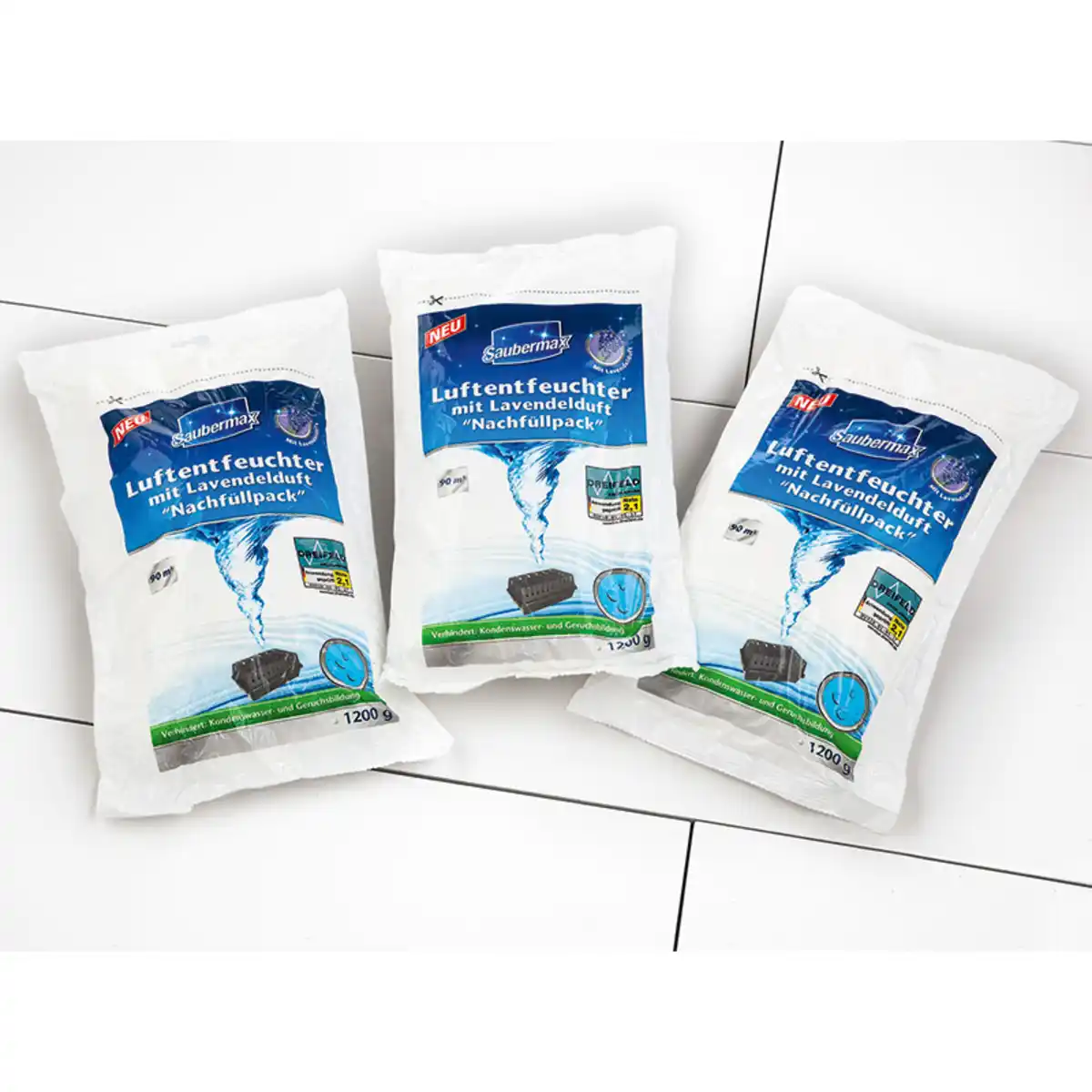 Bild 1 von Saubermax Luftentfeuchter "Nachfüllpack" 3er