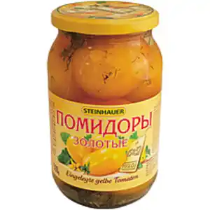 Eingelegte gelbe Tomaten