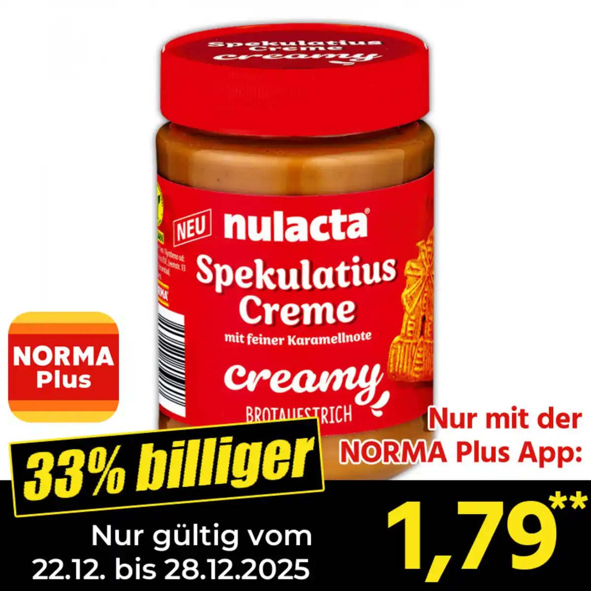 Bild 1 von Nulacta Spekulatius Creme