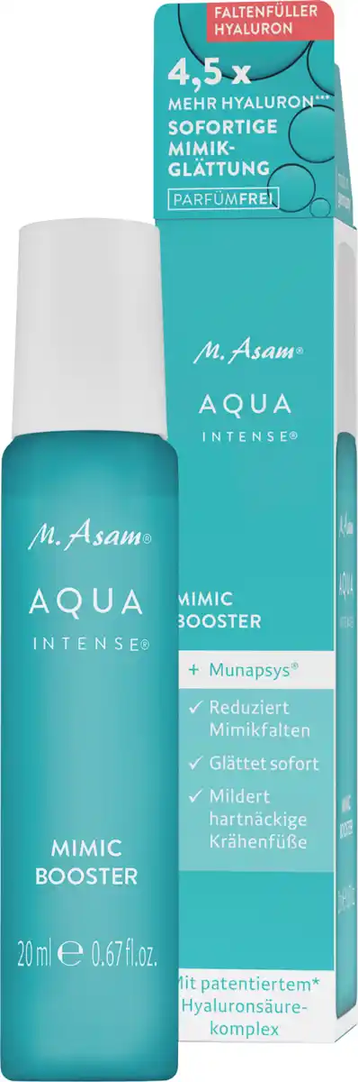 Bild 1 von M. Asam Gesichtspflegeset Aqua Intense Hyaluron 2tlg, Gesichtsserum Mimic + Reinigungsgel, 1 St