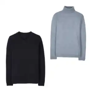 UP2FASHION Pullover mit Seide und Kaschmir