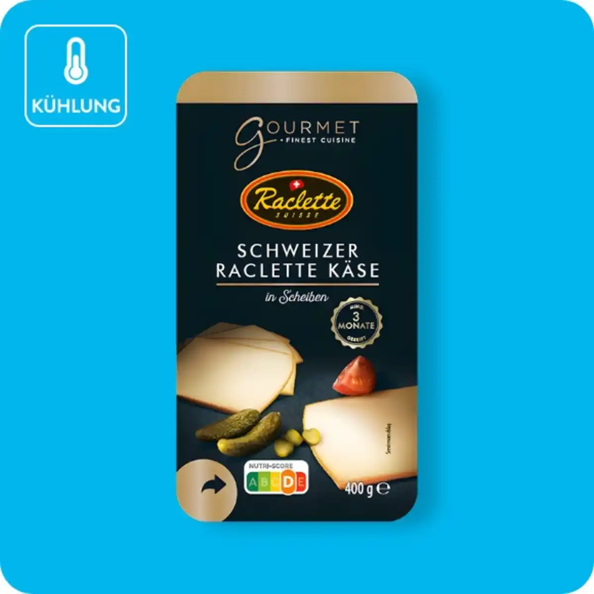 Bild 1 von GOURMET FINEST CUISINE Schweizer Raclette-Käse