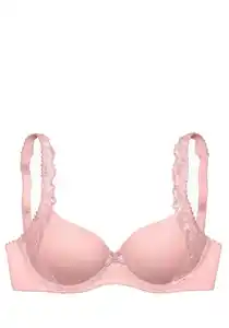 LASCANA Schalen-BH Wanda mit Bügel und mit seitlicher Stickerei Spitze, Dessous