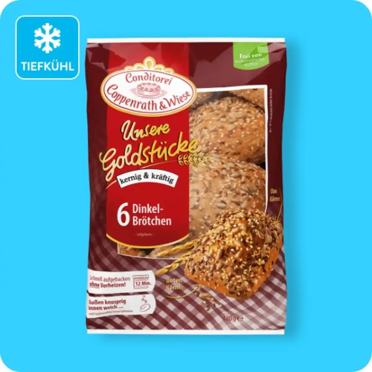 Bild 1 von COPPENRATH & WIESE Unsere Goldstücke, Dinkelbrötchen