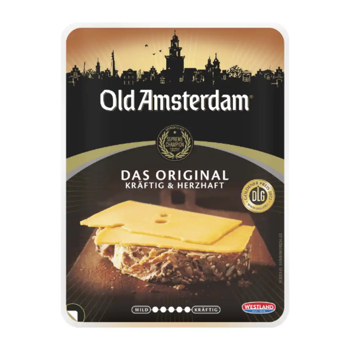 Bild 1 von OLD AMSTERDAM Scheibenkäse kräftig und herzhaft 115g