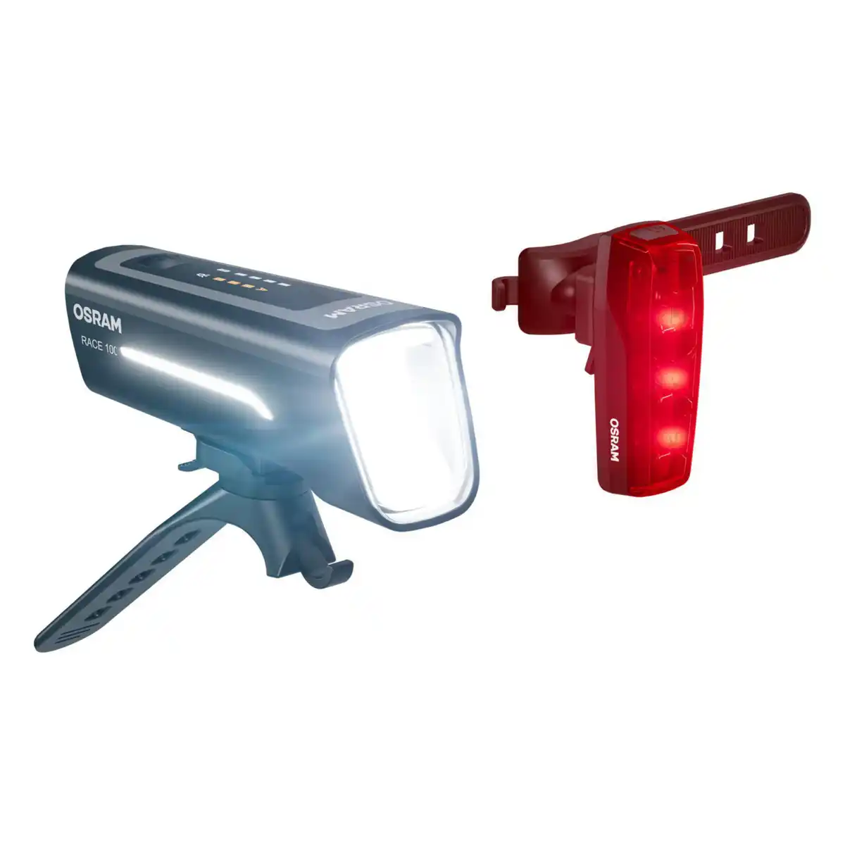 Bild 1 von Osram LED-Fahrradlicht-Set Race 100 wiederaufladbar