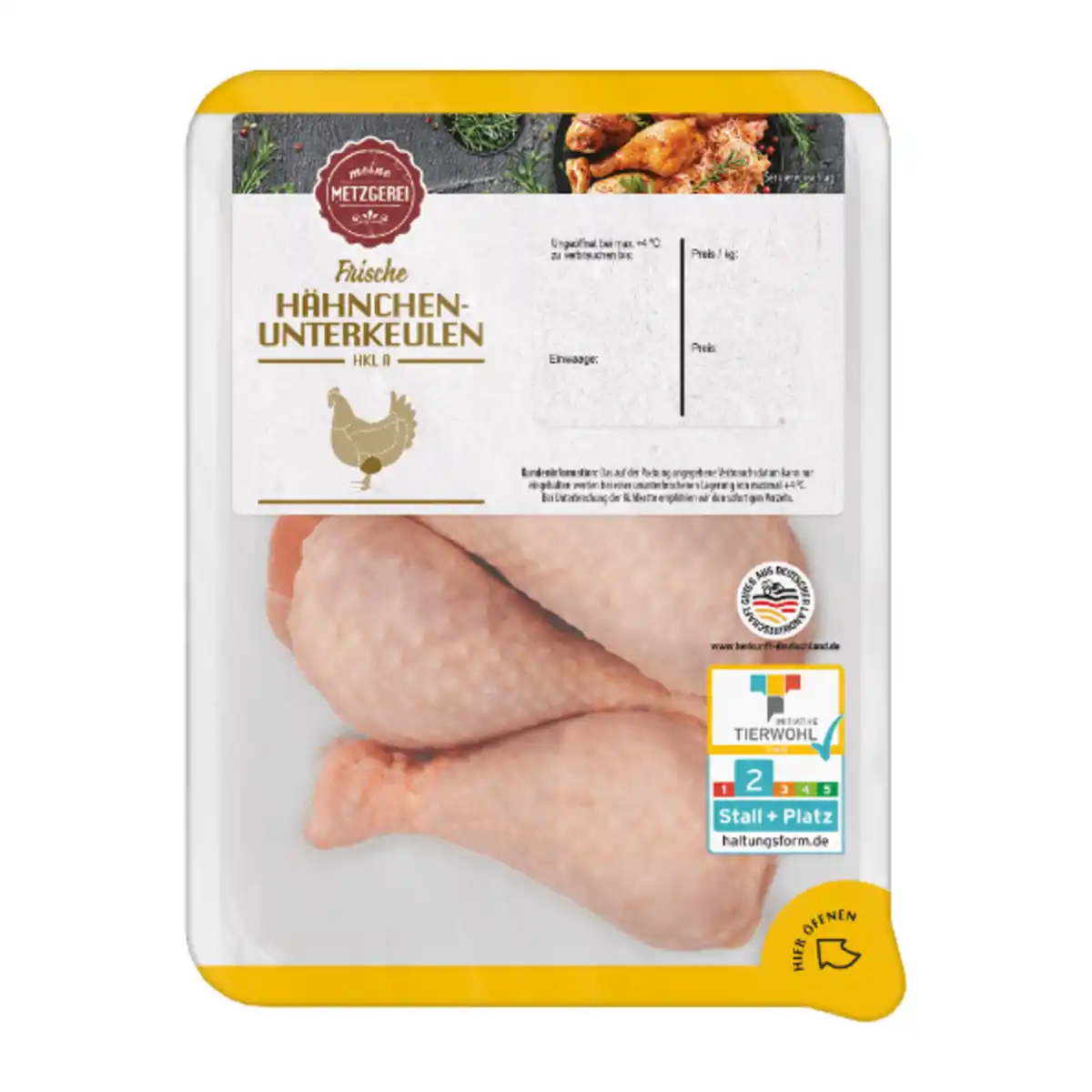 Bild 2 von MEINE METZGEREI Hähnchen-Unterkeulen 600g