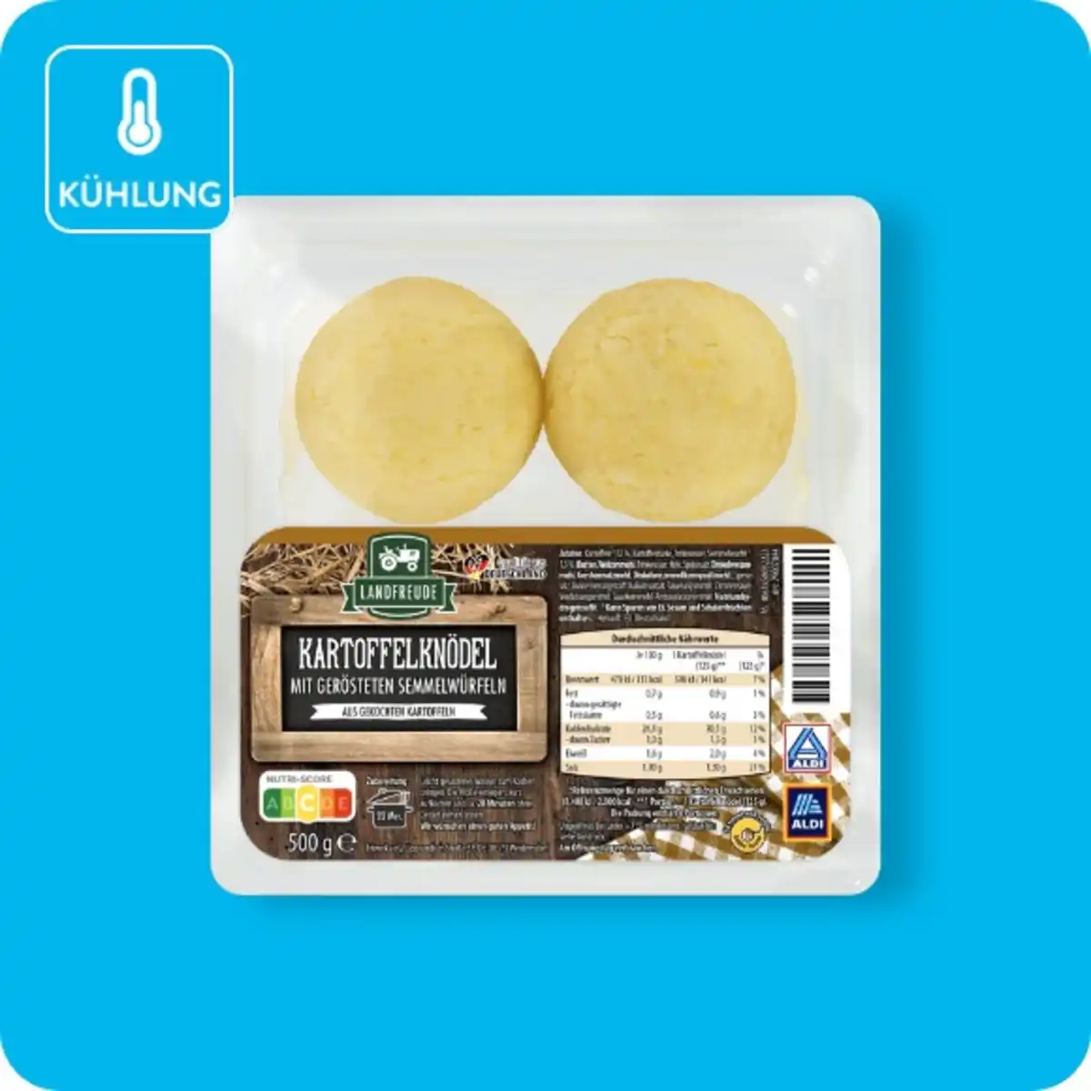 Bild 1 von LANDFREUDE Kartoffelknödel, Aus gerösteten Semmelwürfeln