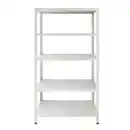 Bild 1 von DEAL! Steckregal, HxBxT: 190 x 100 x 45 cm, Stahl, weiß