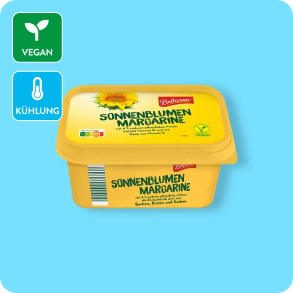 Bild 1 von BELLASAN Sonnenblumen-Margarine