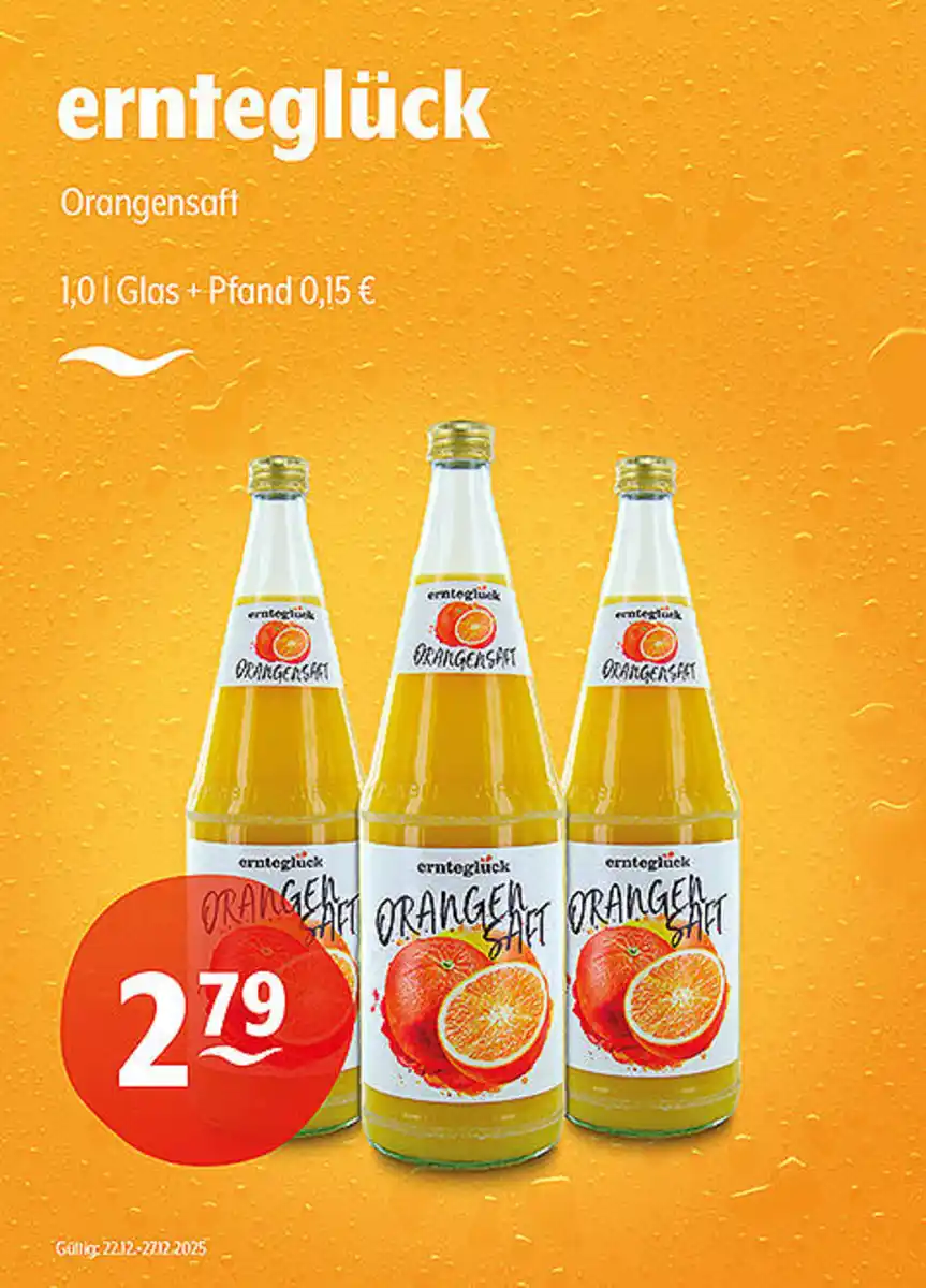 Bild 1 von ernteglück Orangensaft