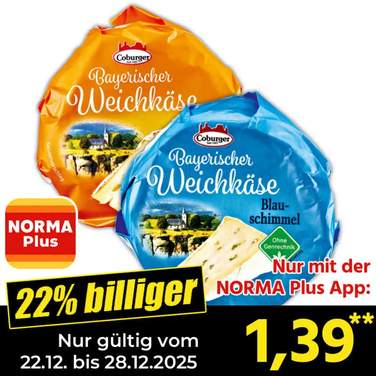 Bild 1 von Coburger Bayerischer Weichkäse