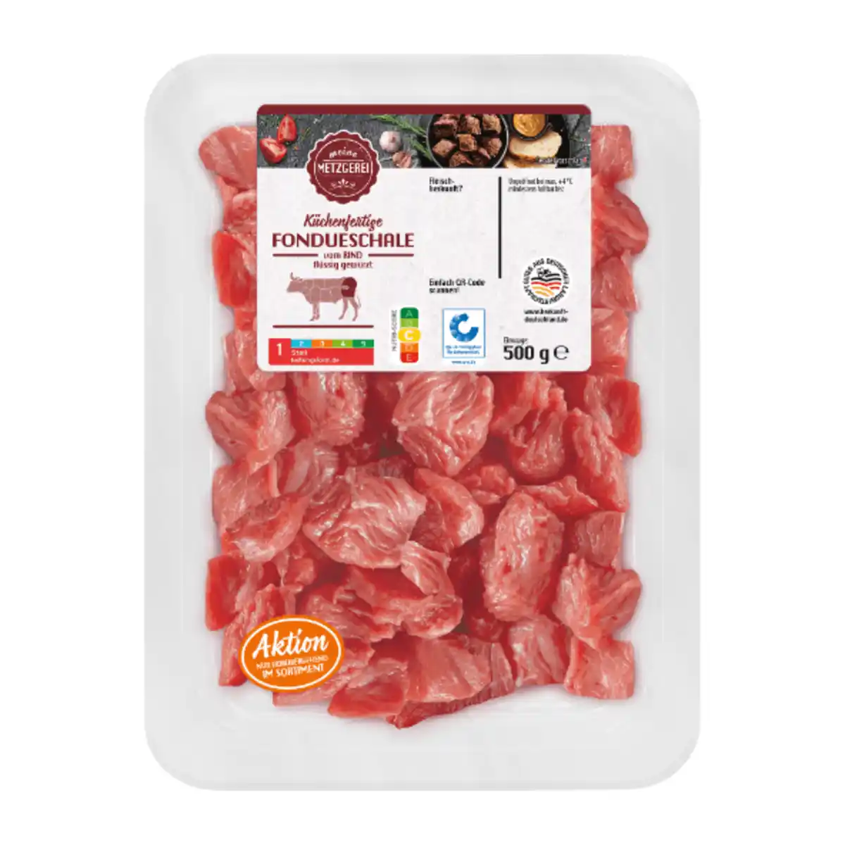 Bild 2 von MEINE METZGEREI Fondueschale vom Rind 500g