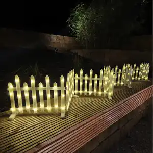 Zaunleuchte 8tlg Set192 warm weiße LED356x10x244mm