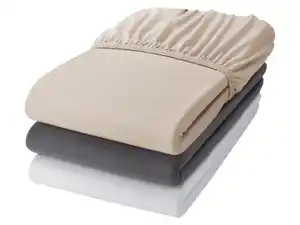 LIVARNO® Spannbettlaken Jersey, 90-100 x 200 cm