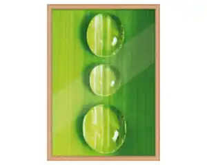 Rahmen 21x297cm Kunststoff Eiche