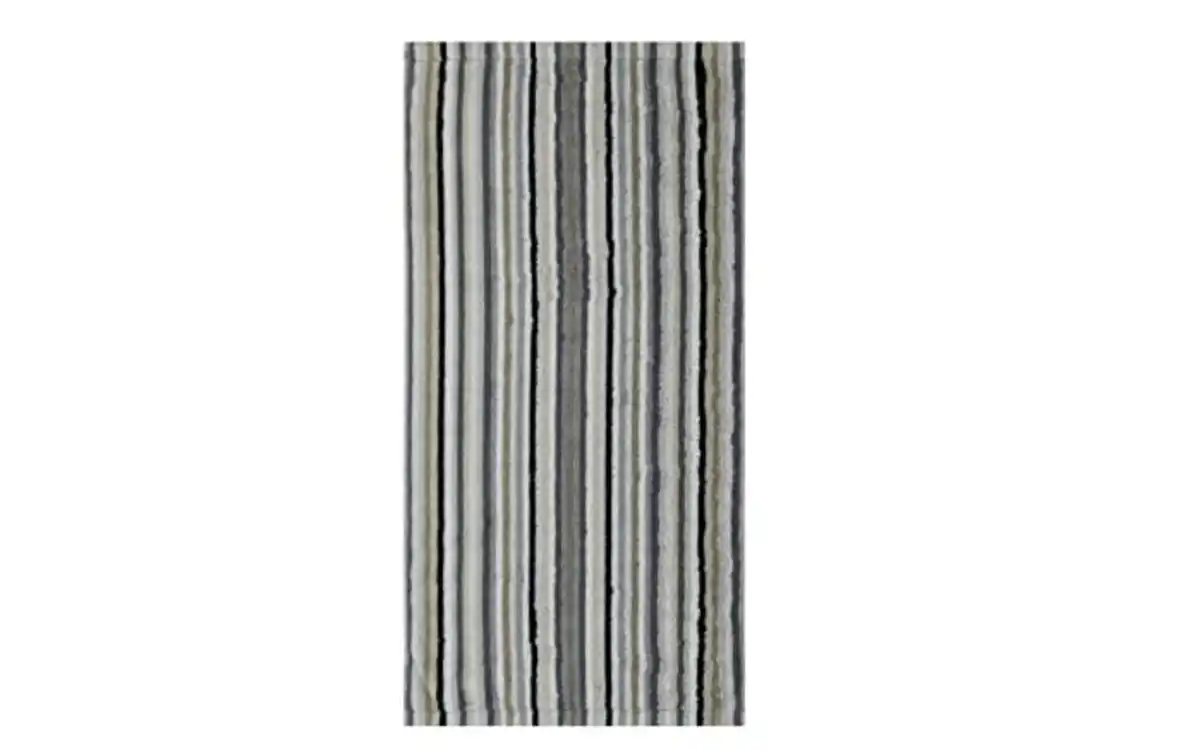 Bild 1 von Duschtuch Lifestyle Streifen, kiesel, 70 x 140 cm