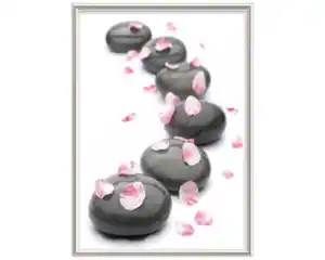 Rahmen 21x297cm Kunststoff Silber