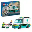 Bild 1 von LEGO City Rettungswagen - Bauspielzeug für Kleinkinder ab 5 Jahren 60451, 1 Stk