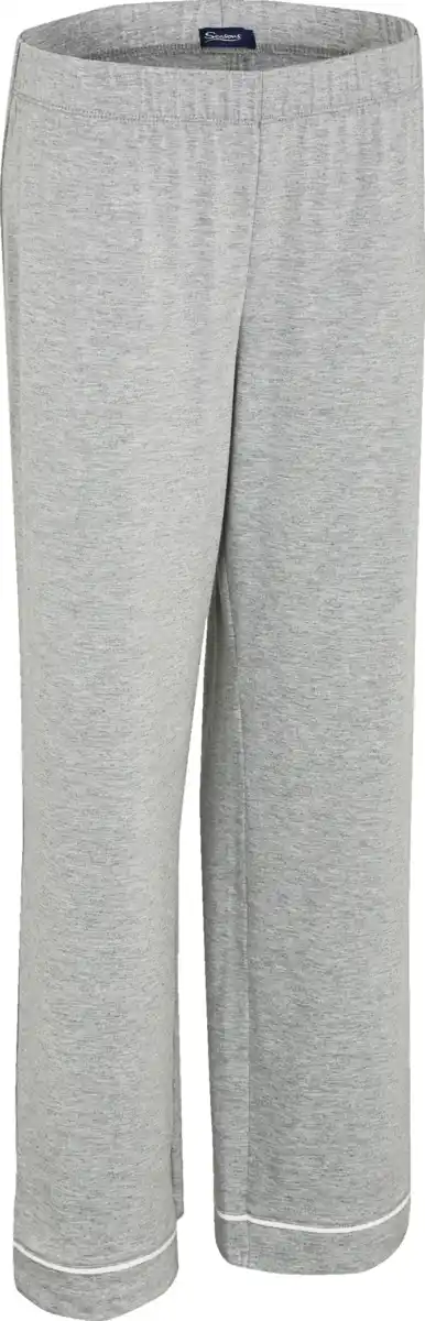 Bild 2 von IDEENWELT Damen-Pyjama hellgrau-meliert Gr. L