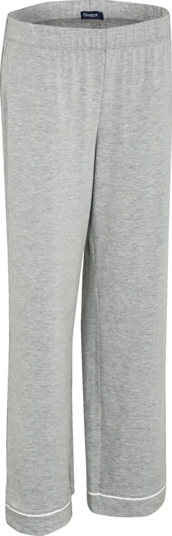 Bild 2 von IDEENWELT Damen-Pyjama hellgrau-meliert Gr. L