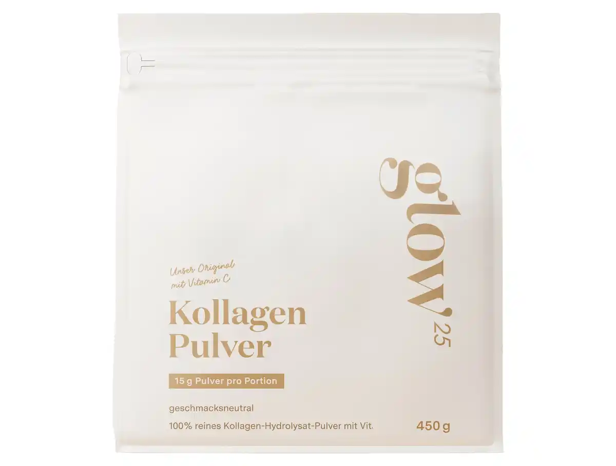 Bild 1 von Glow25 Kollagenpulver mit Vitamin C, 450 g