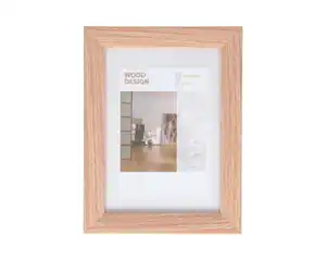 Bilderrahmen Milano aus Holz mit Passepartout 13 x 18 cm / 9 x 13 cm 4fach