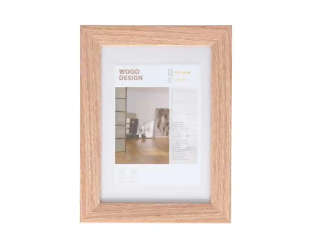 Bild 1 von Bilderrahmen Milano aus Holz mit Passepartout 13 x 18 cm / 9 x 13 cm 4fach