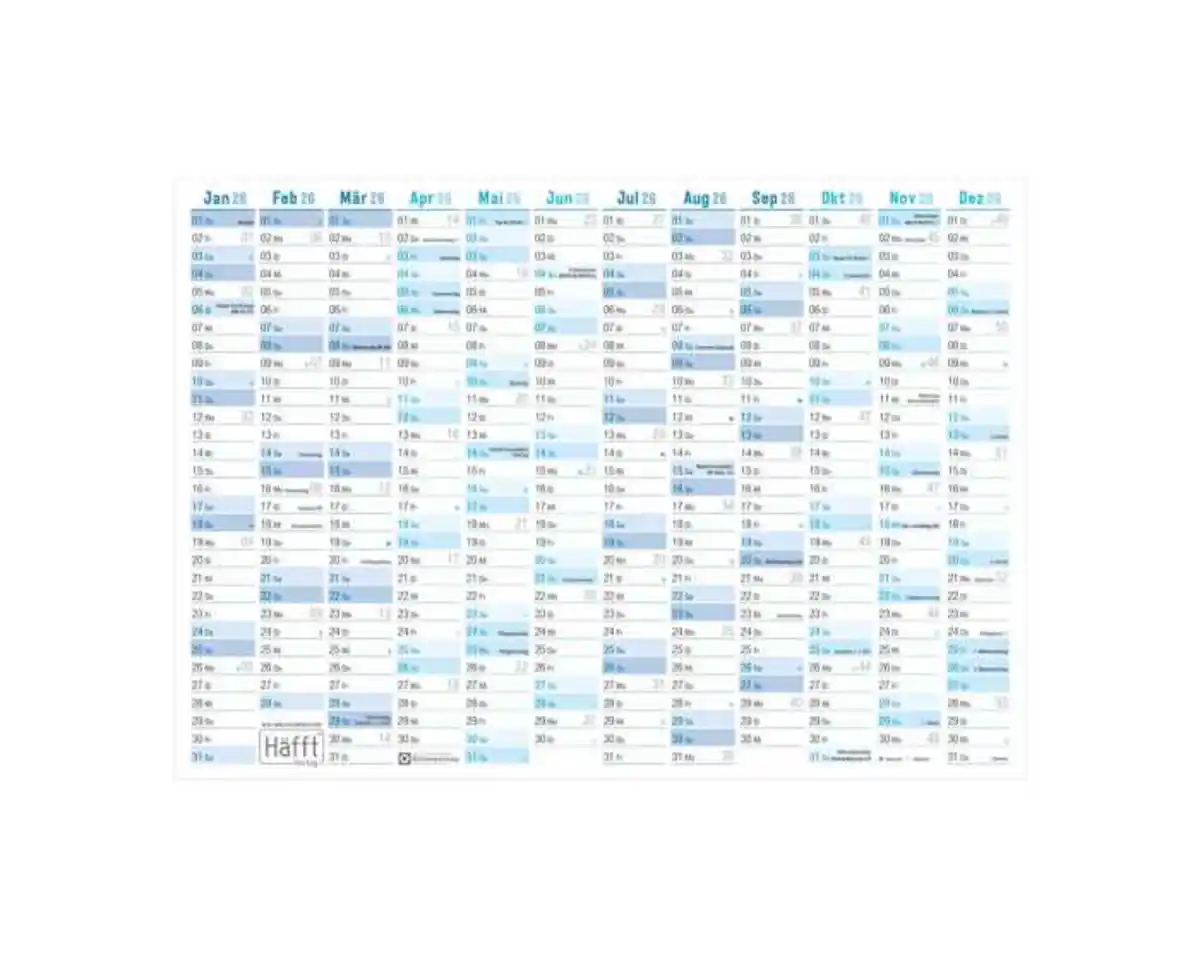 Bild 1 von Wandkalender hochkant