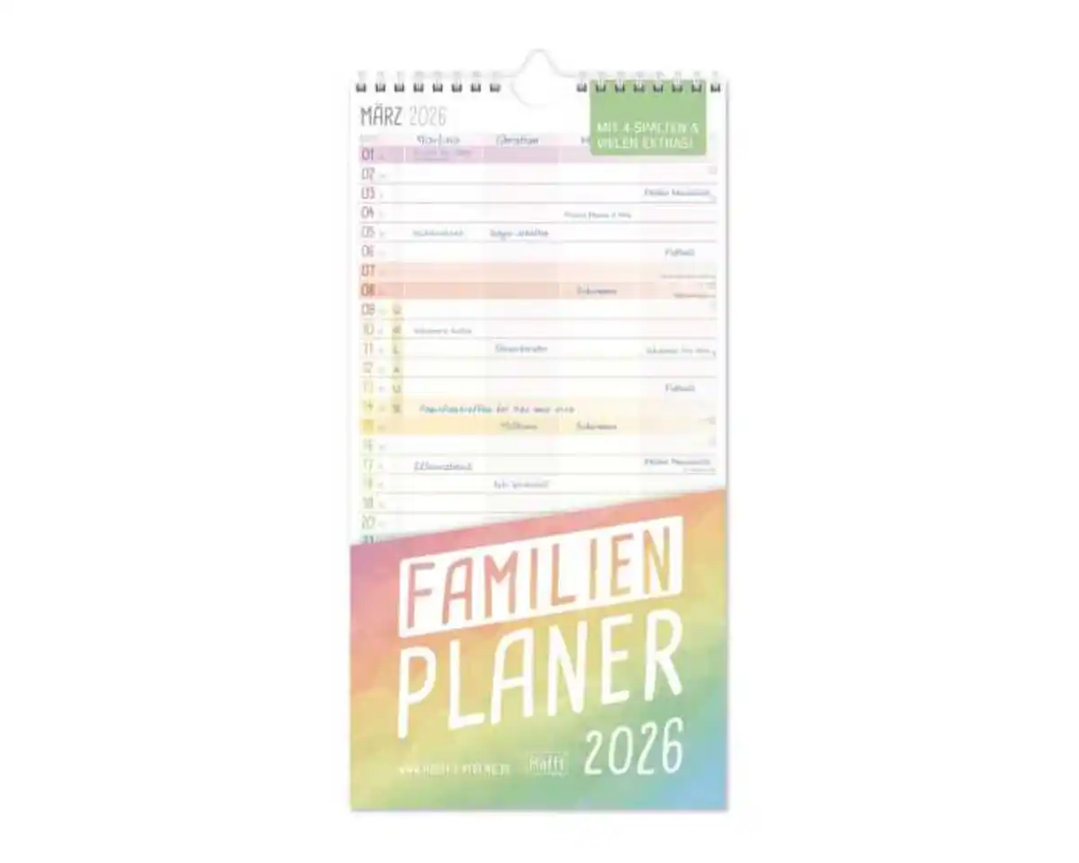 Bild 1 von Familienplaner Kompakt Rainbow