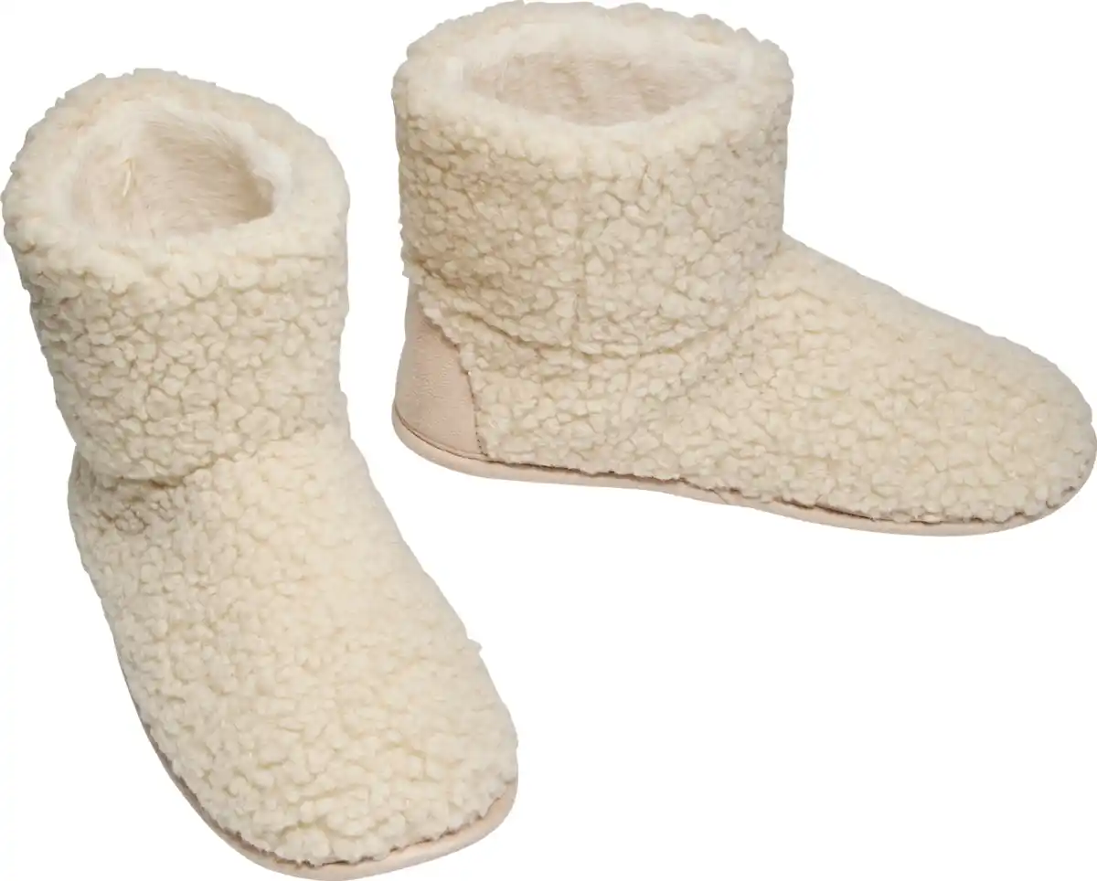 Bild 1 von IDEENWELT Hausschuh-Booties beige Gr. 41/42