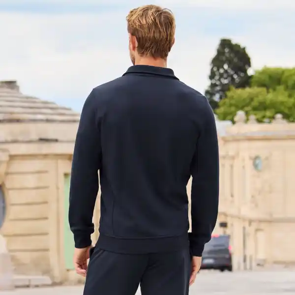 Bild 4 von Herren-Sweatjacke mit Stehkragen