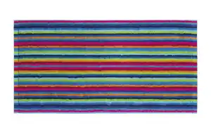 Duschtuch Lifestyle Streifen, multicolor dunkel, 70 x 140 cm