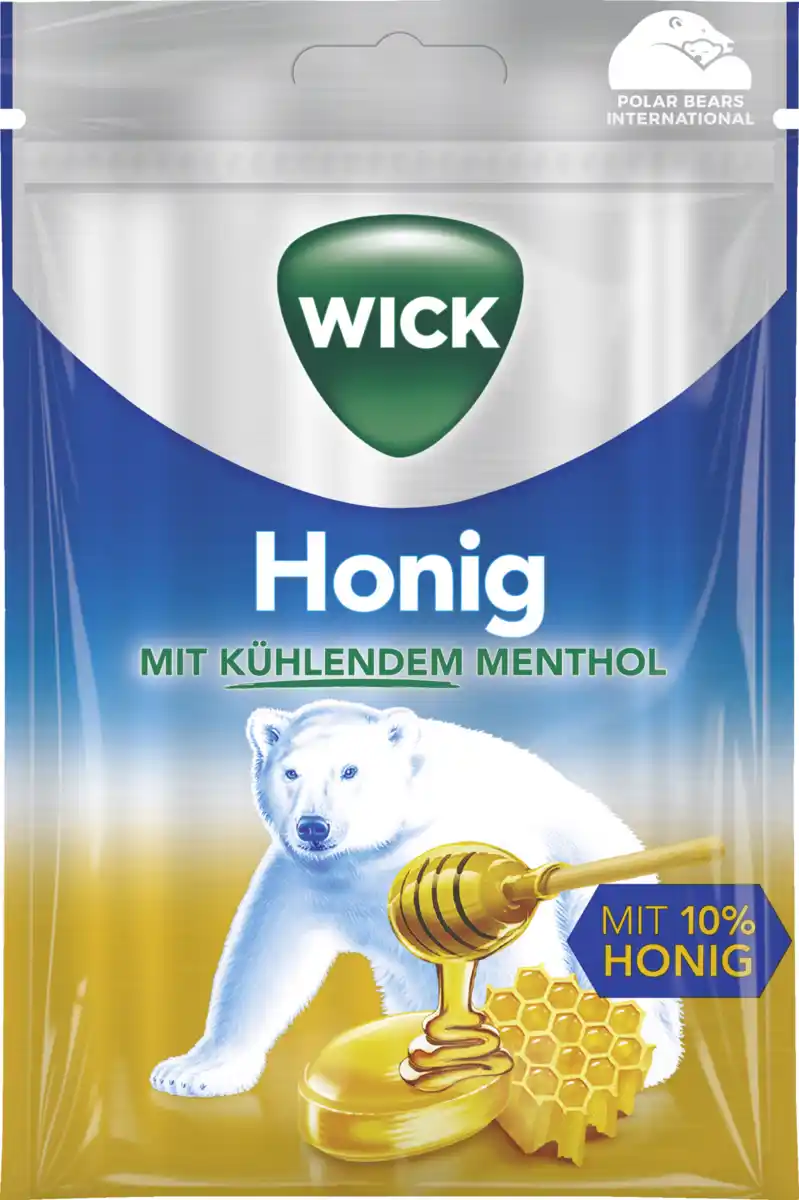Bild 1 von Wick Honig Hustenbonbons, 72 g