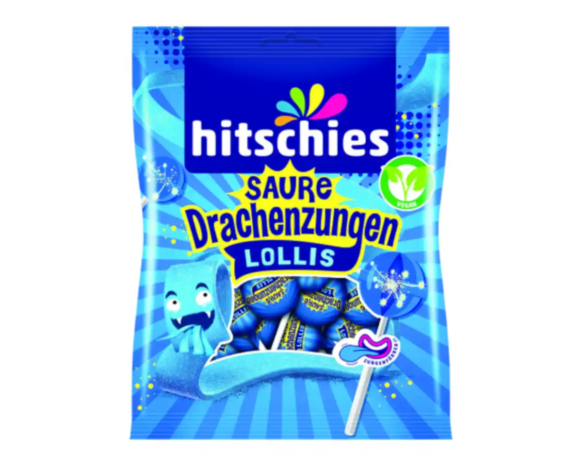 Bild 1 von hitschies Lollies saure Drachenzungen