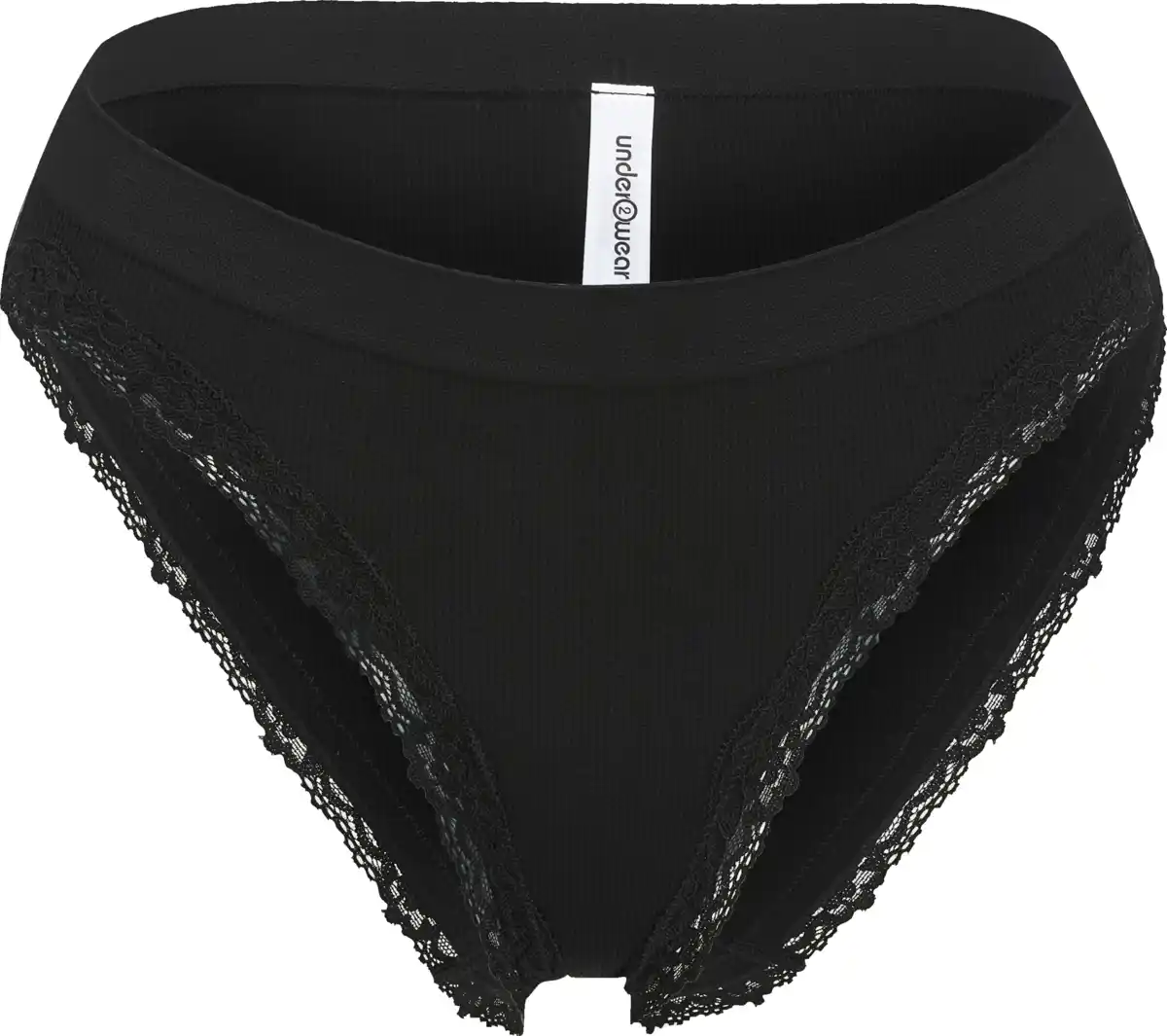 Bild 1 von IDEENWELT 3er Set Hüftslips schwarz/beere Gr. M