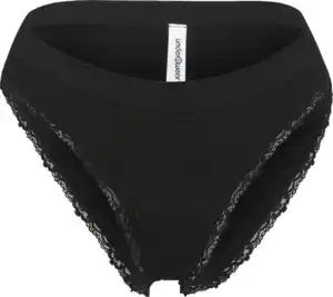 IDEENWELT 3er Set Hüftslips schwarz/beere Gr. XL