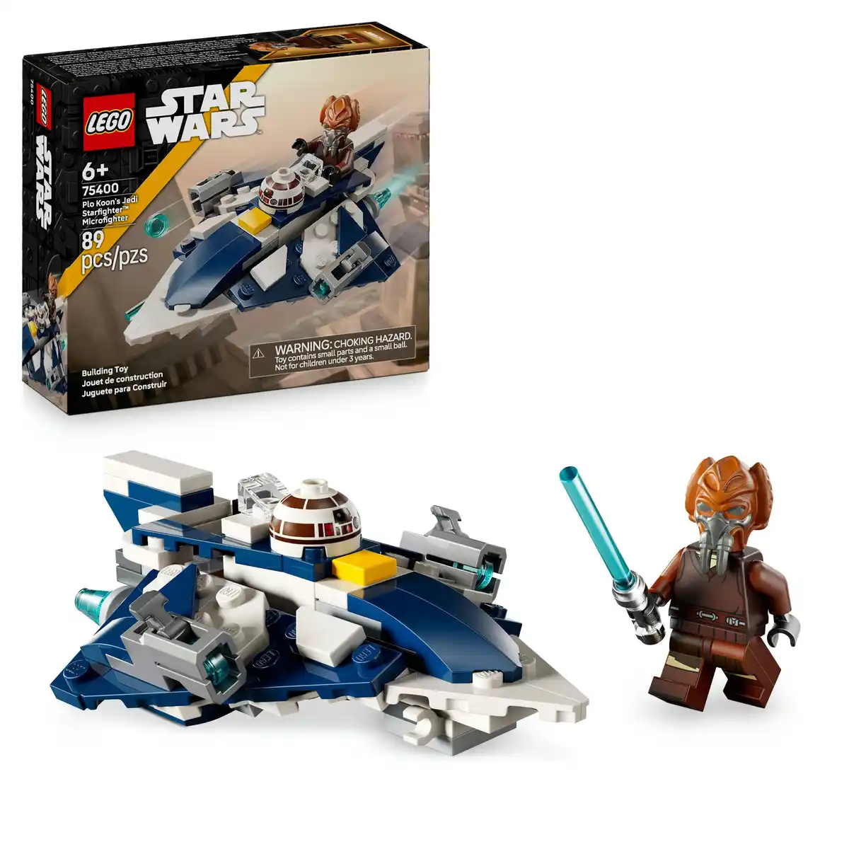 Bild 1 von LEGO Star Wars 75400 Plo Koons Jedi Starfighter Microfighter, 1 Stk