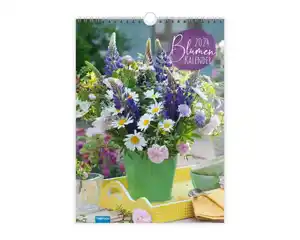 Kalender Blumen,Katze Blumen Classic