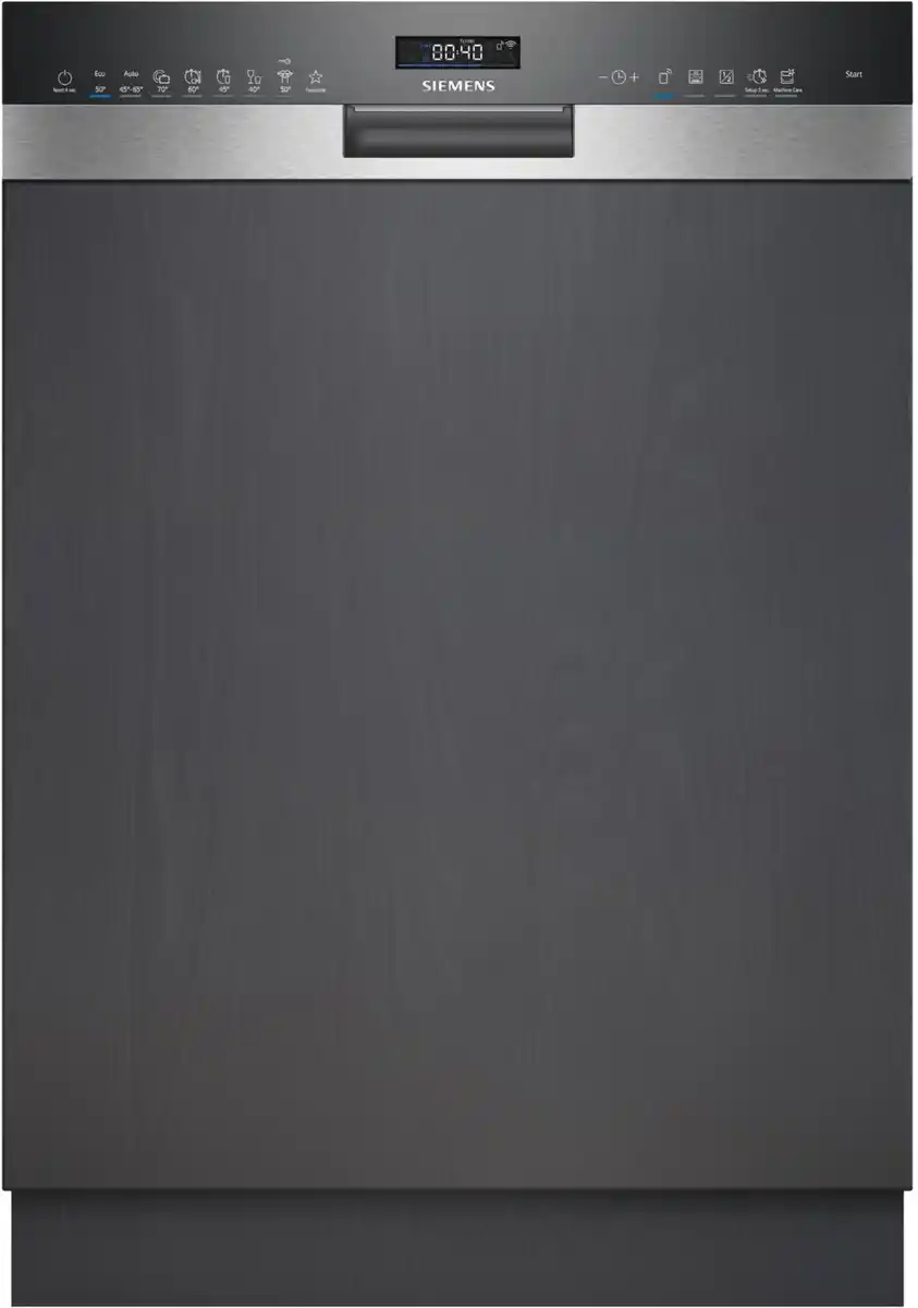 Bild 1 von SN55ES12CE Teilintegrierter Einbau-Geschirrspüler 60 cm edelstahl