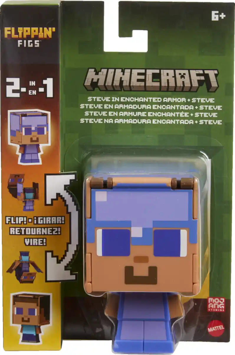 Bild 1 von Mattel Minecraft Flippin' Figure Sammelfiguren