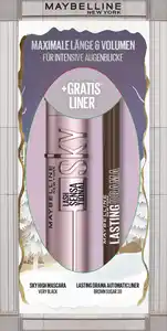Maybelline New York Xmas Coffret: Lash Sensational Sky High Brown + Lasting Drama Automatic Liner 30 Brown Sugar