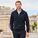 Bild 1 von Herren-Sweatjacke mit Stehkragen