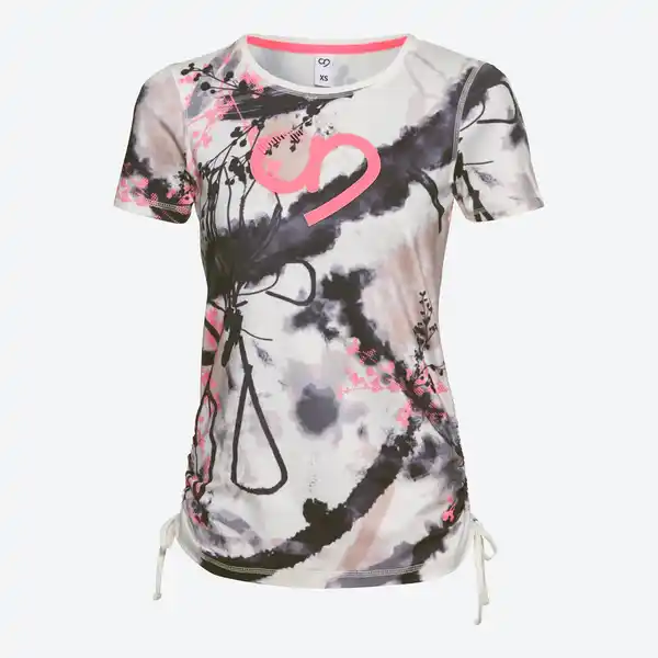 Bild 3 von Damen-Funktions-T-Shirt mit seitlichen Bindebändern