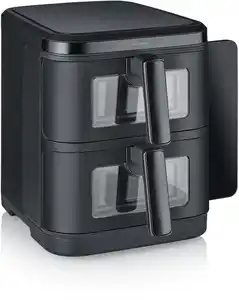 FR 2468 S-Fry Duo Stack Heißluft-Fritteuse schwarz