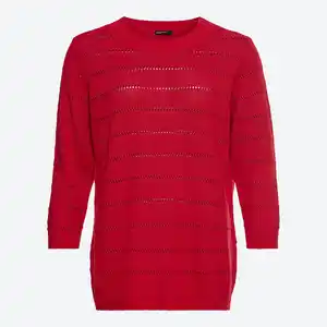 Damen-Pullover in Ajour-Design